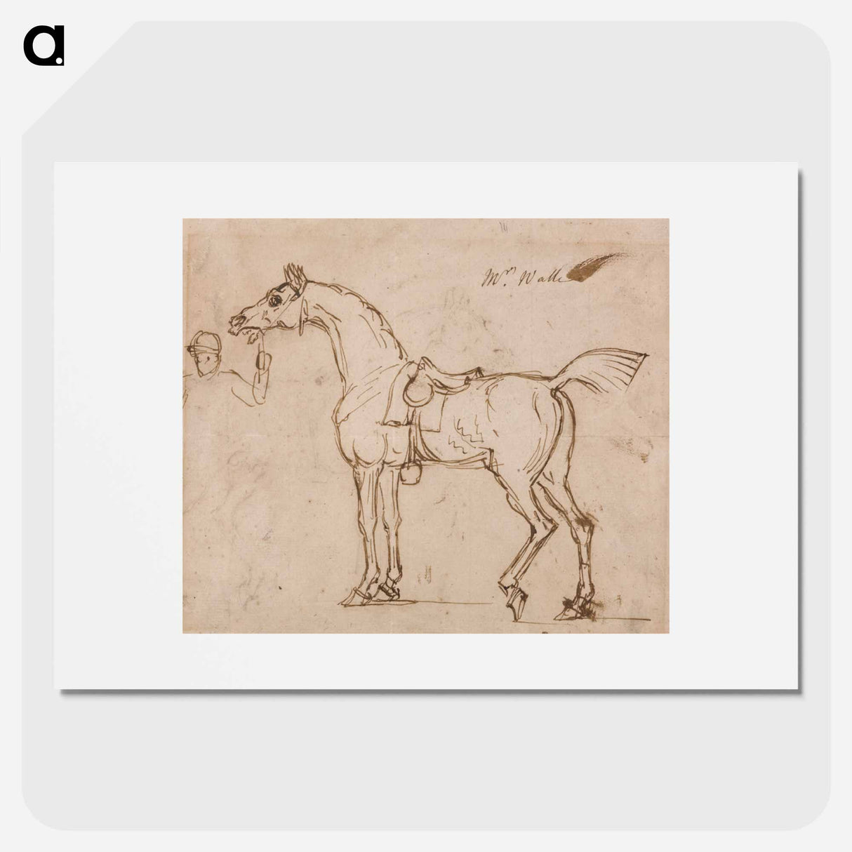 アートポスター-A Racehorse, Bridled and Saddled
- イェール大学アートギャラリー Poster.