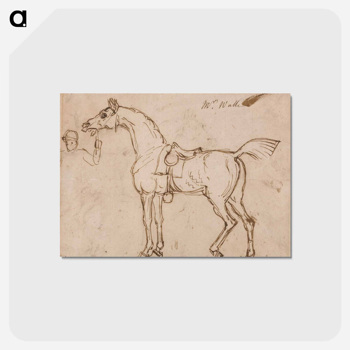 アートポストカード-A Racehorse, Bridled and Saddled
- イェール大学アートギャラリー Postcard.