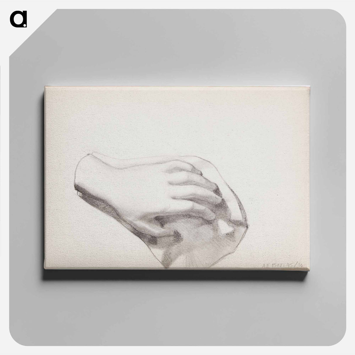 (unknown) part of a sketchbook - アルバート エーデルフェルト Canvas.