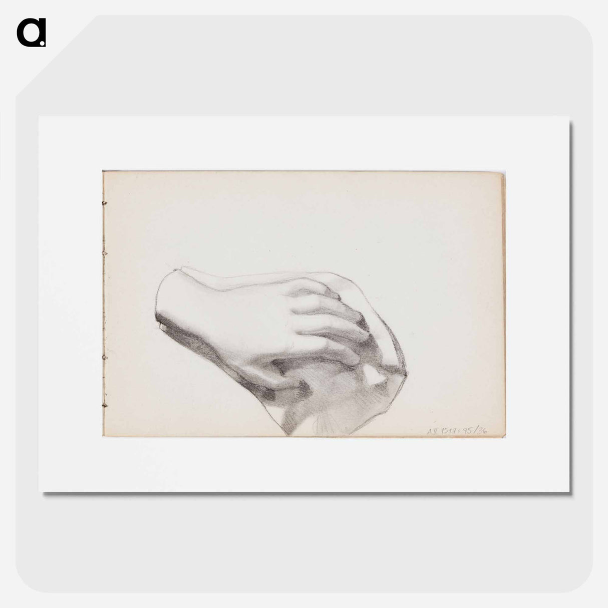 (unknown) part of a sketchbook - アルバート エーデルフェルト Poster.