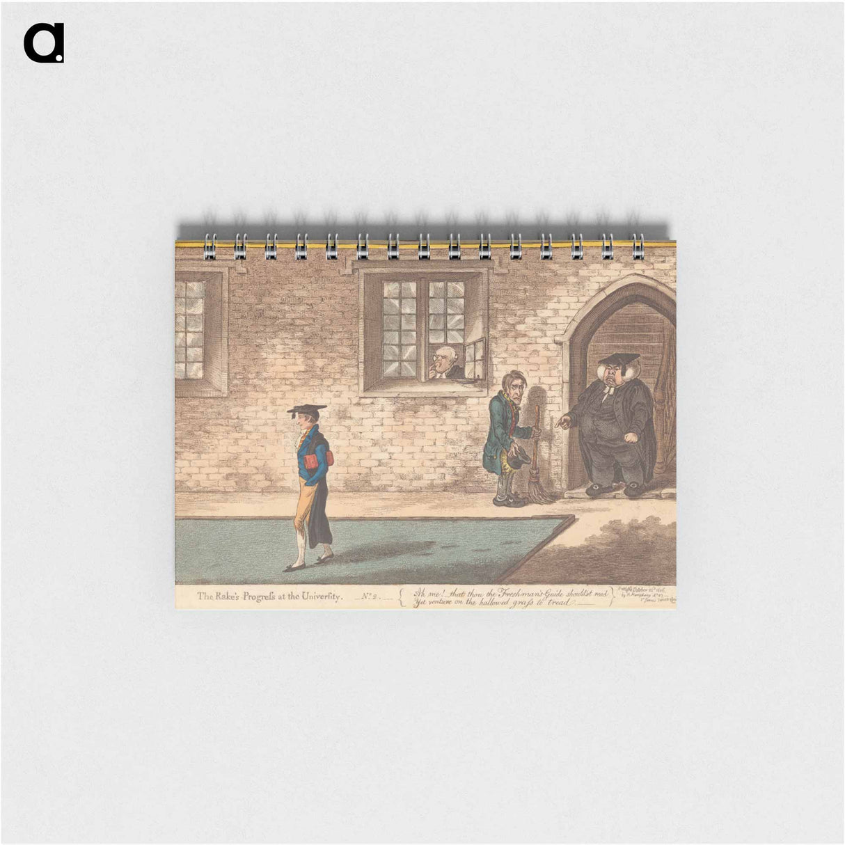 アートメモ帳-The Rake's-Progress at the University - No. 2 - "Ah me! that thou the Freshman's-Guide should'st read, yet venture on the hallowed grass to tread"
- イェール大学アートギャラリー Memo.