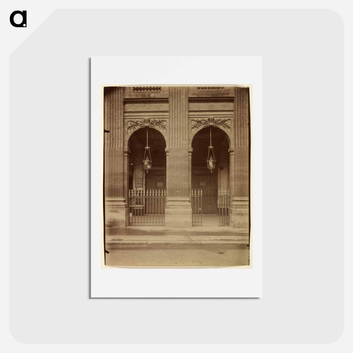 アートポストカード-Palais-Royal
- ウジェーヌ アジェ Postcard.