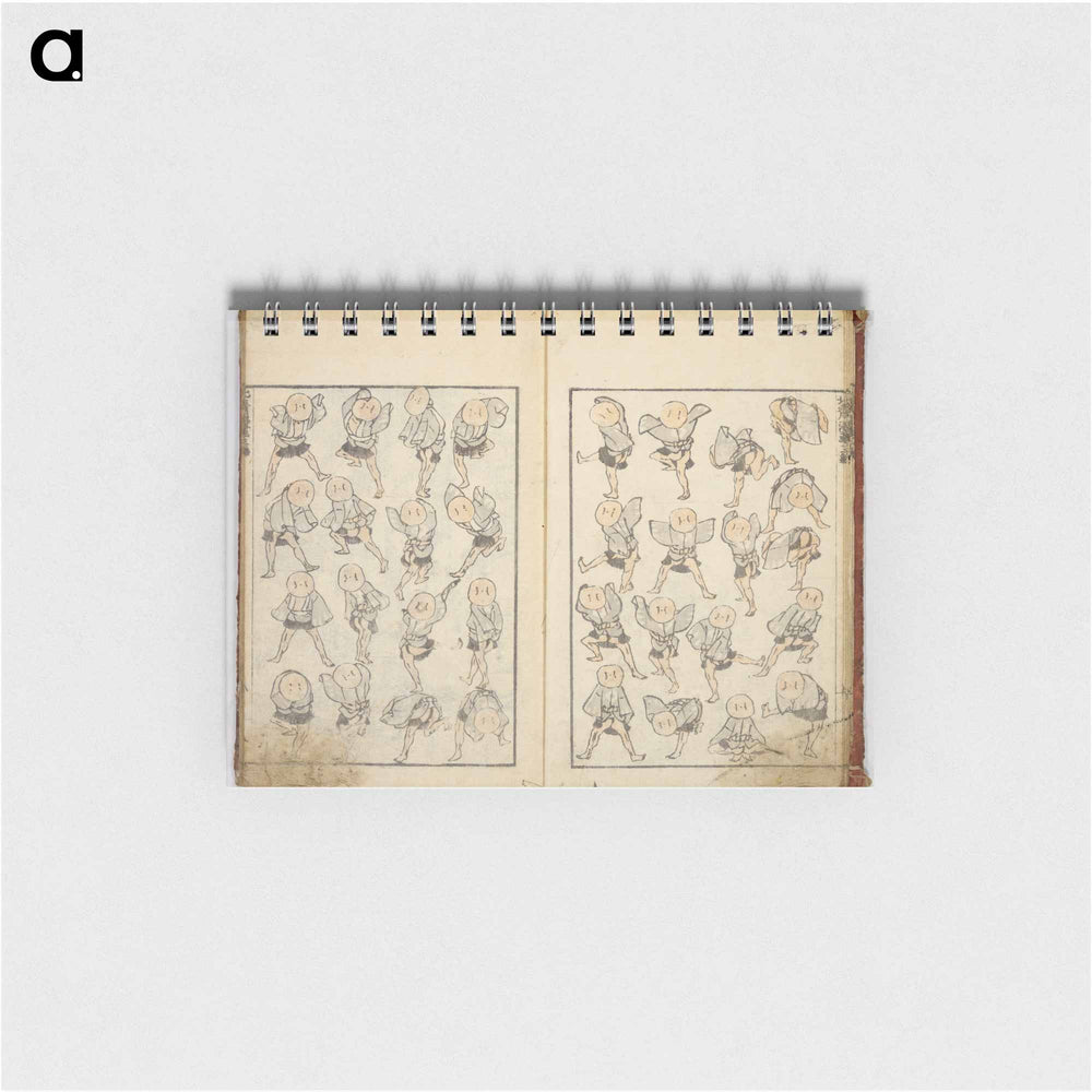 Random sketches by Hokusai volumes 1 to 11 - 葛飾 北斎 Memo.