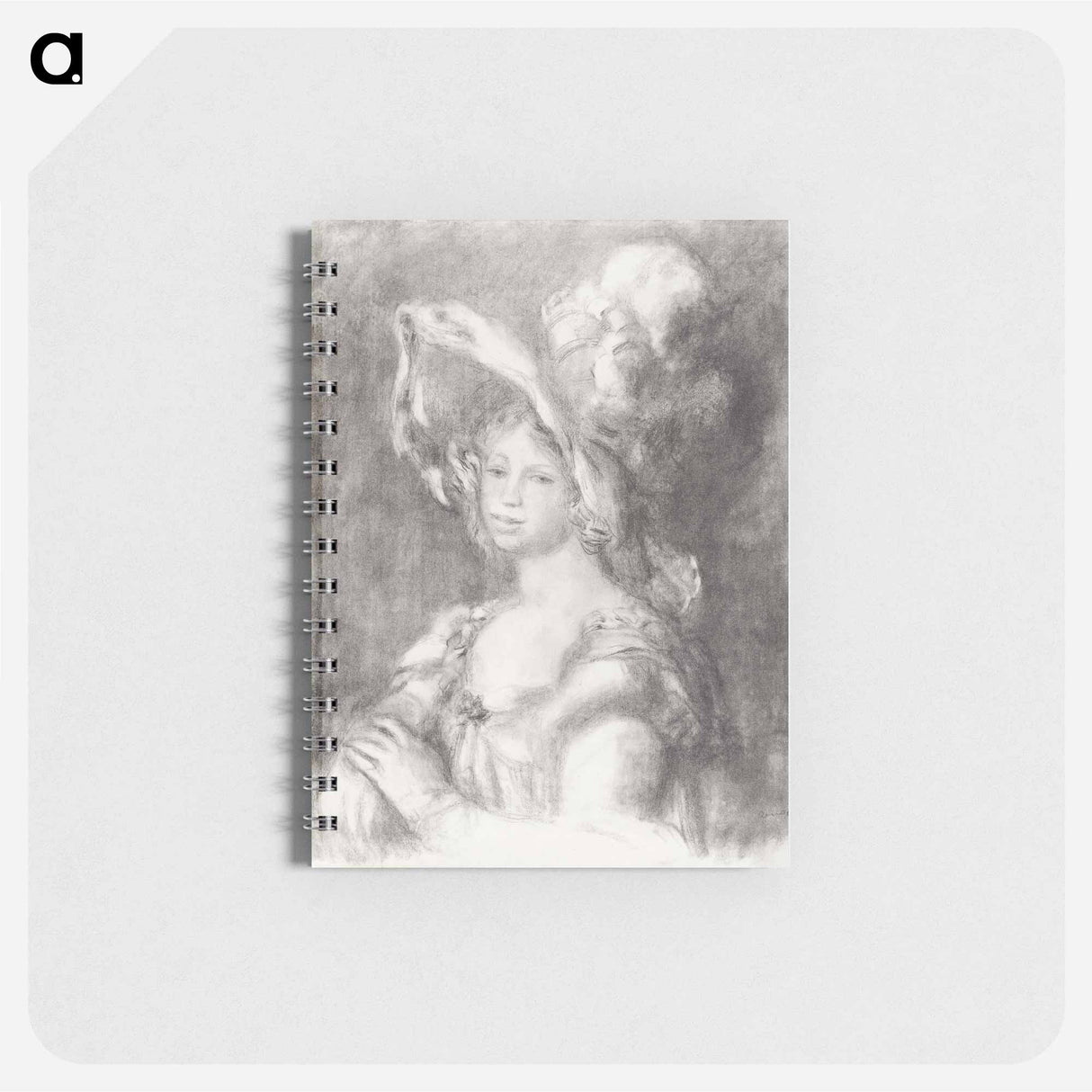 アートメモ帳-Bust of a Young Woman (Mlle Dieterle) - ピエール オーギュスト ルノワール Memo.