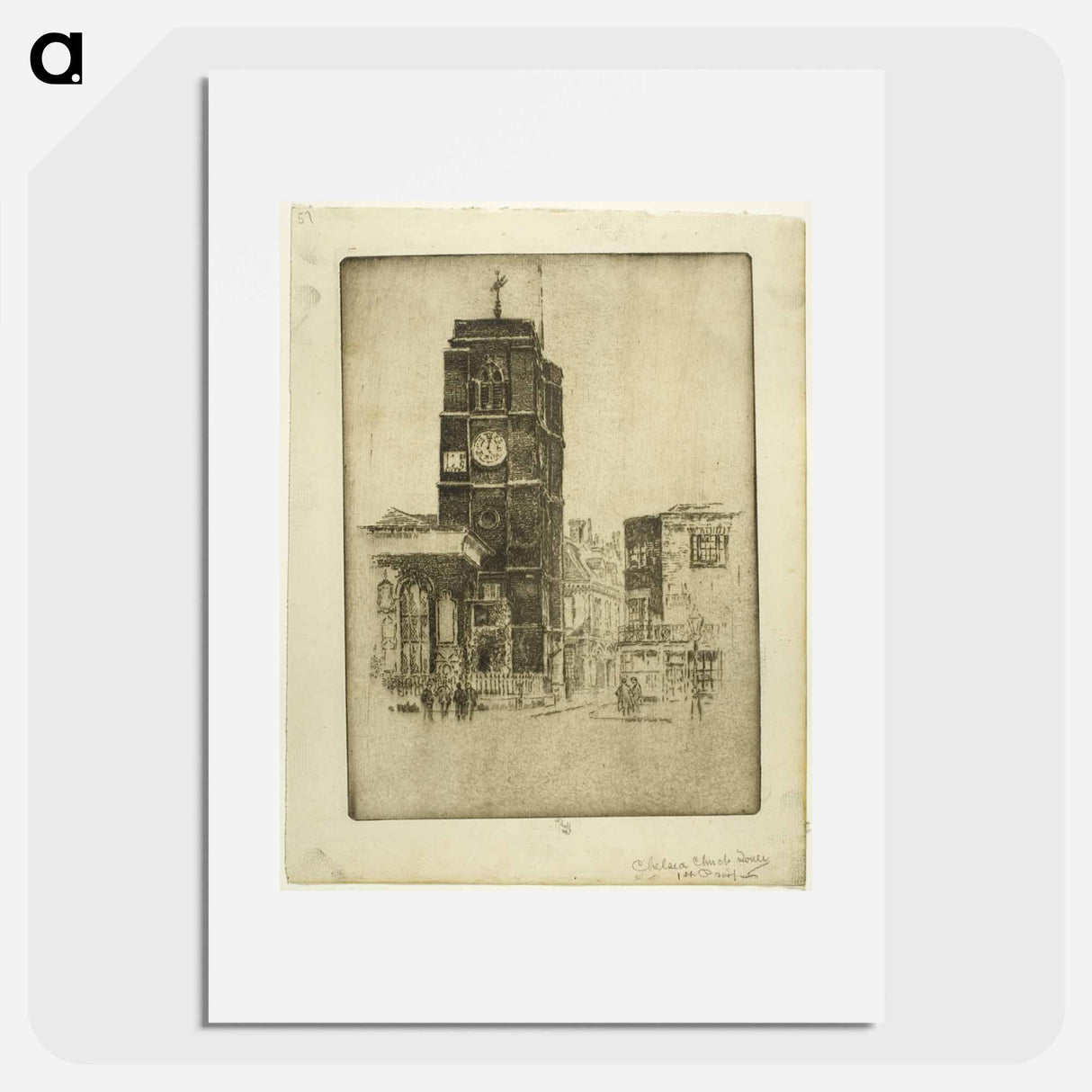 アートポスター-Chelsea Church Tower
- ジョセフ ペネル Poster.