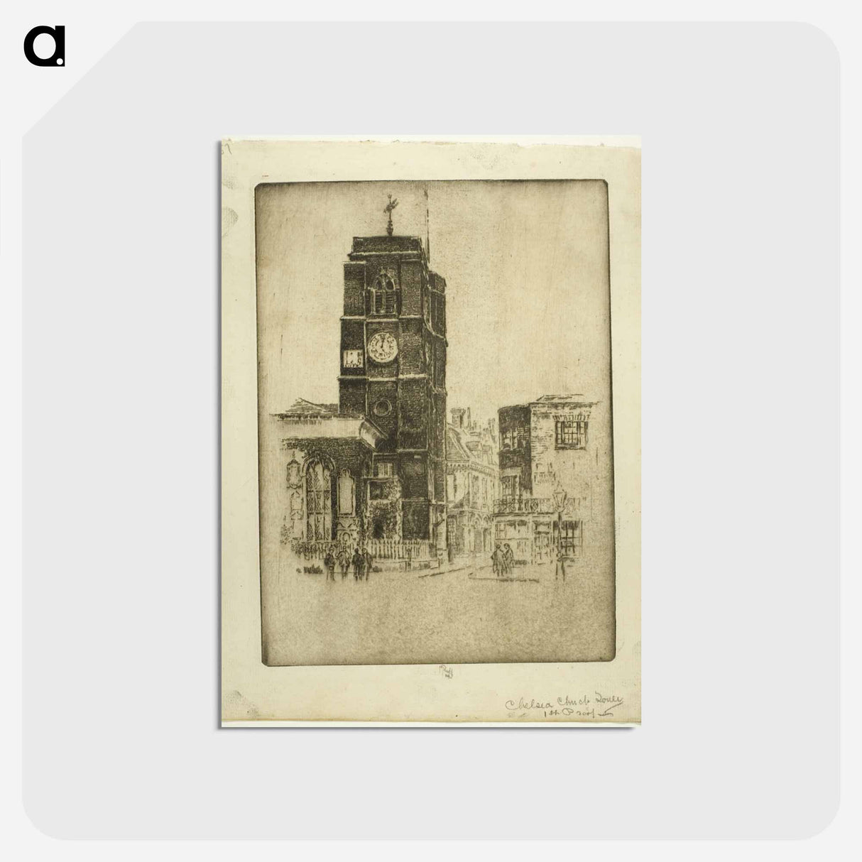 アートポストカード-Chelsea Church Tower
- ジョセフ ペネル Postcard.