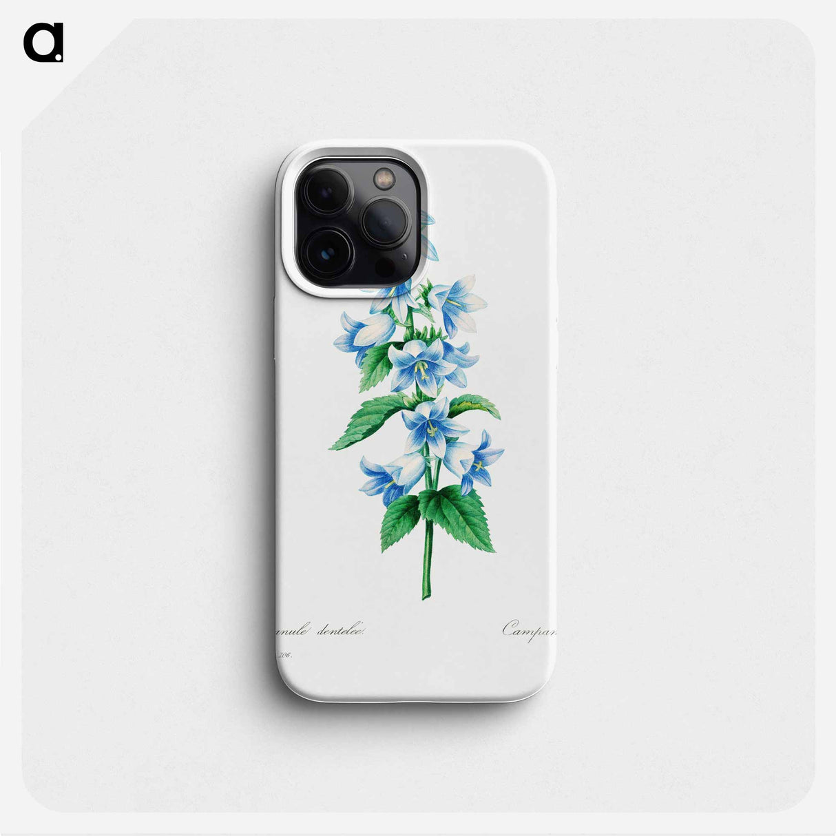 Bellflower - Pierre Joseph Redouté Phone Case.
