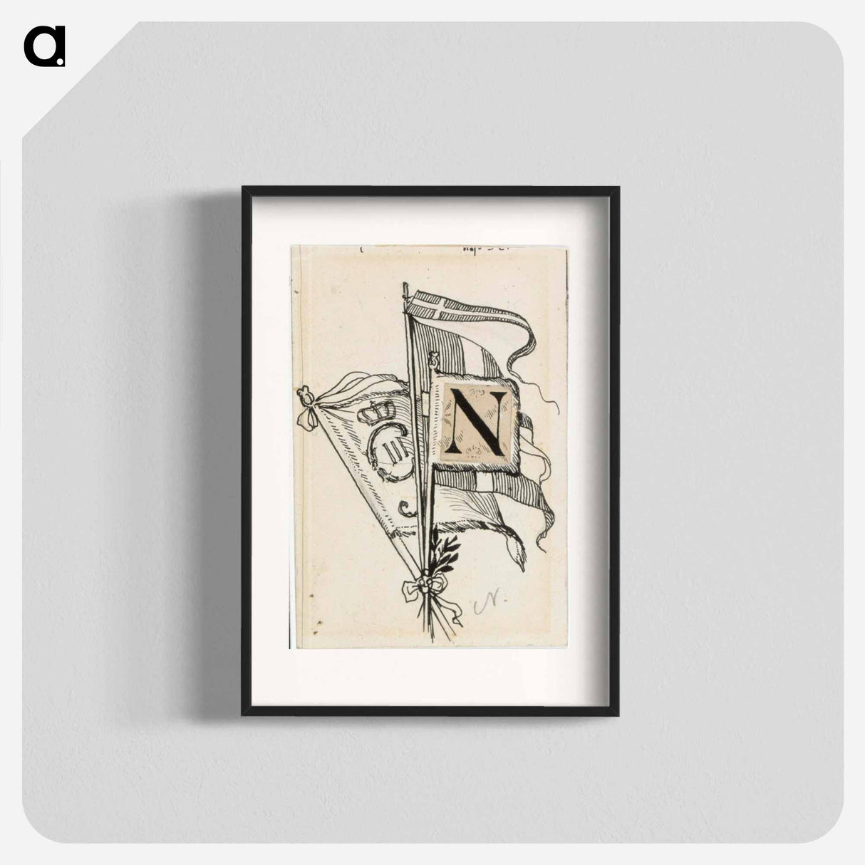 Hurtti ukko-runon alkukirjain n - アルバート エーデルフェルト Poster.