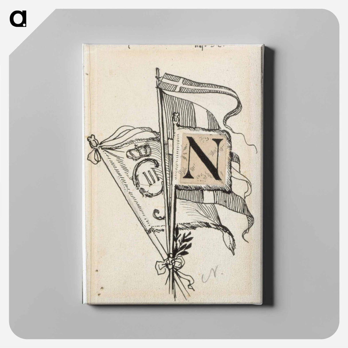 Hurtti ukko-runon alkukirjain n - アルバート エーデルフェルト Canvas.