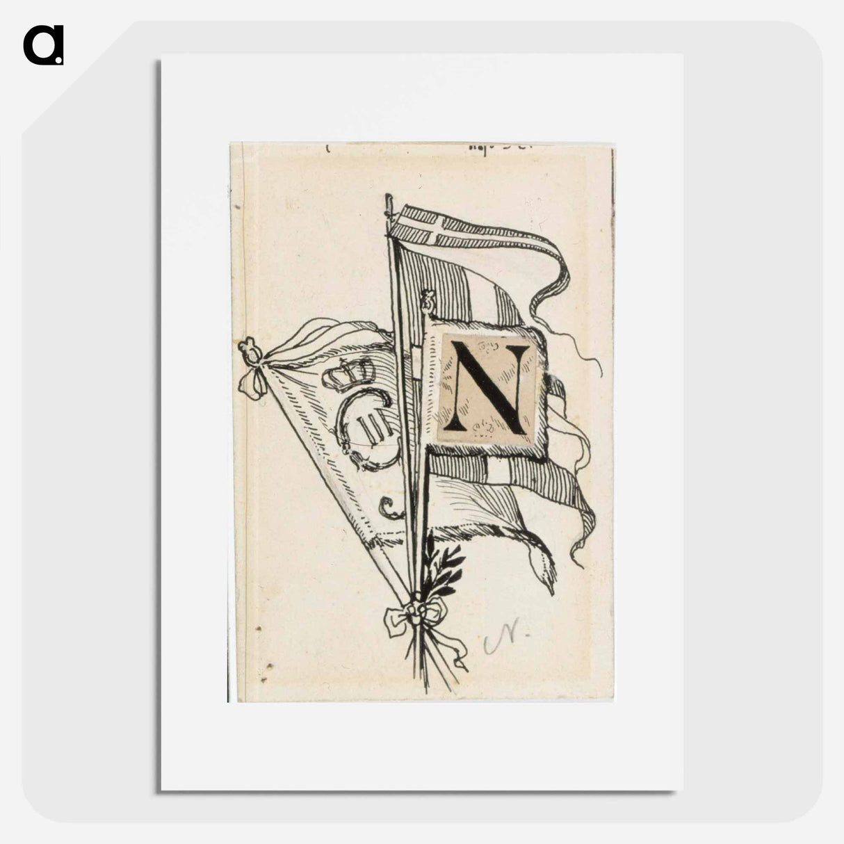 Hurtti ukko-runon alkukirjain n - アルバート エーデルフェルト Poster.