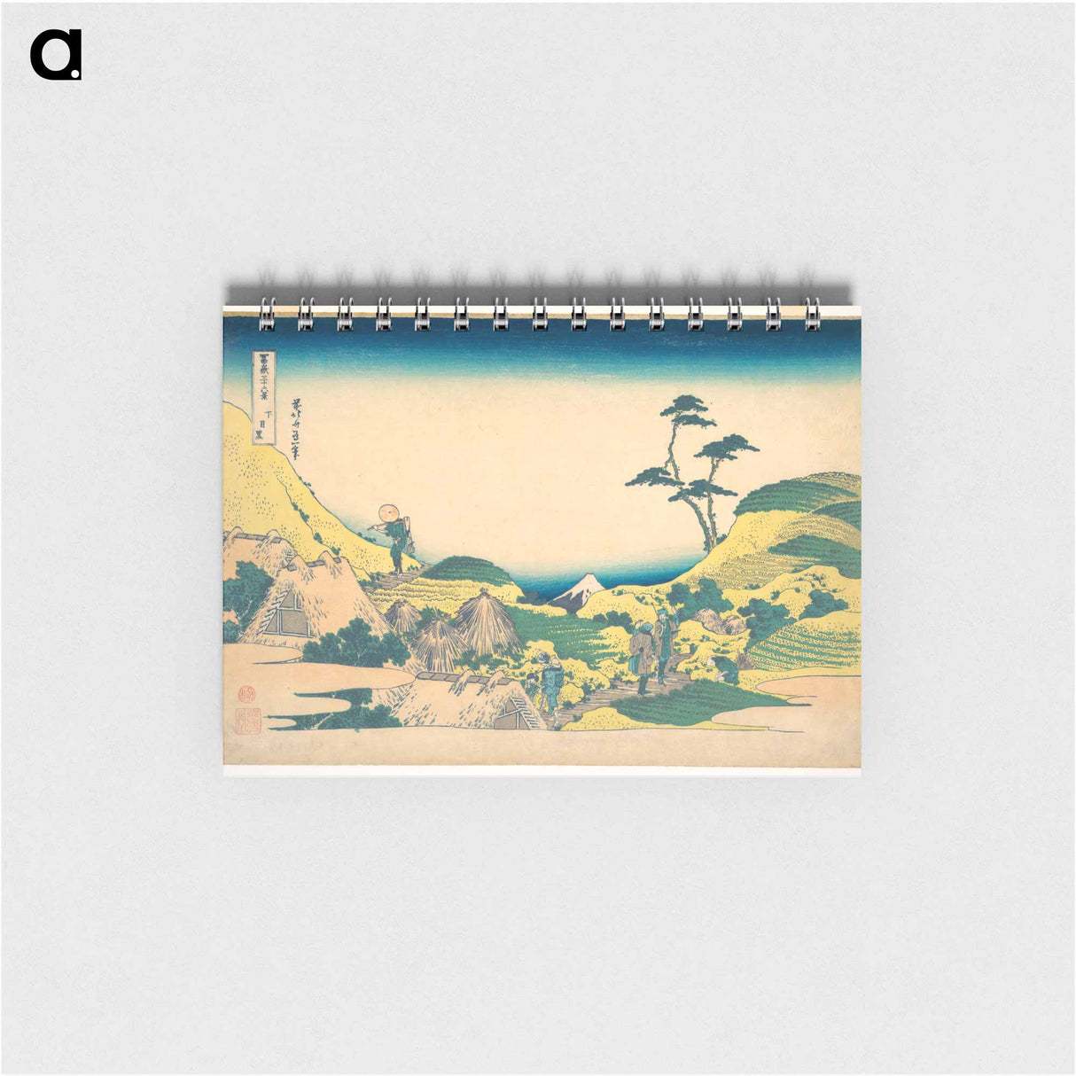 Lower Meguro (Shimo Meguro) - 葛飾 北斎 Memo.