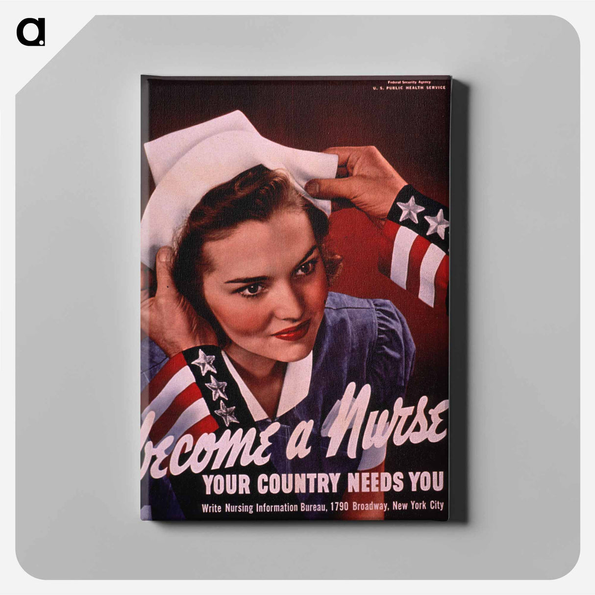 アートパネル-Become a Nurse, Your Country Needs You
- 国立医学図書館 Canvas.