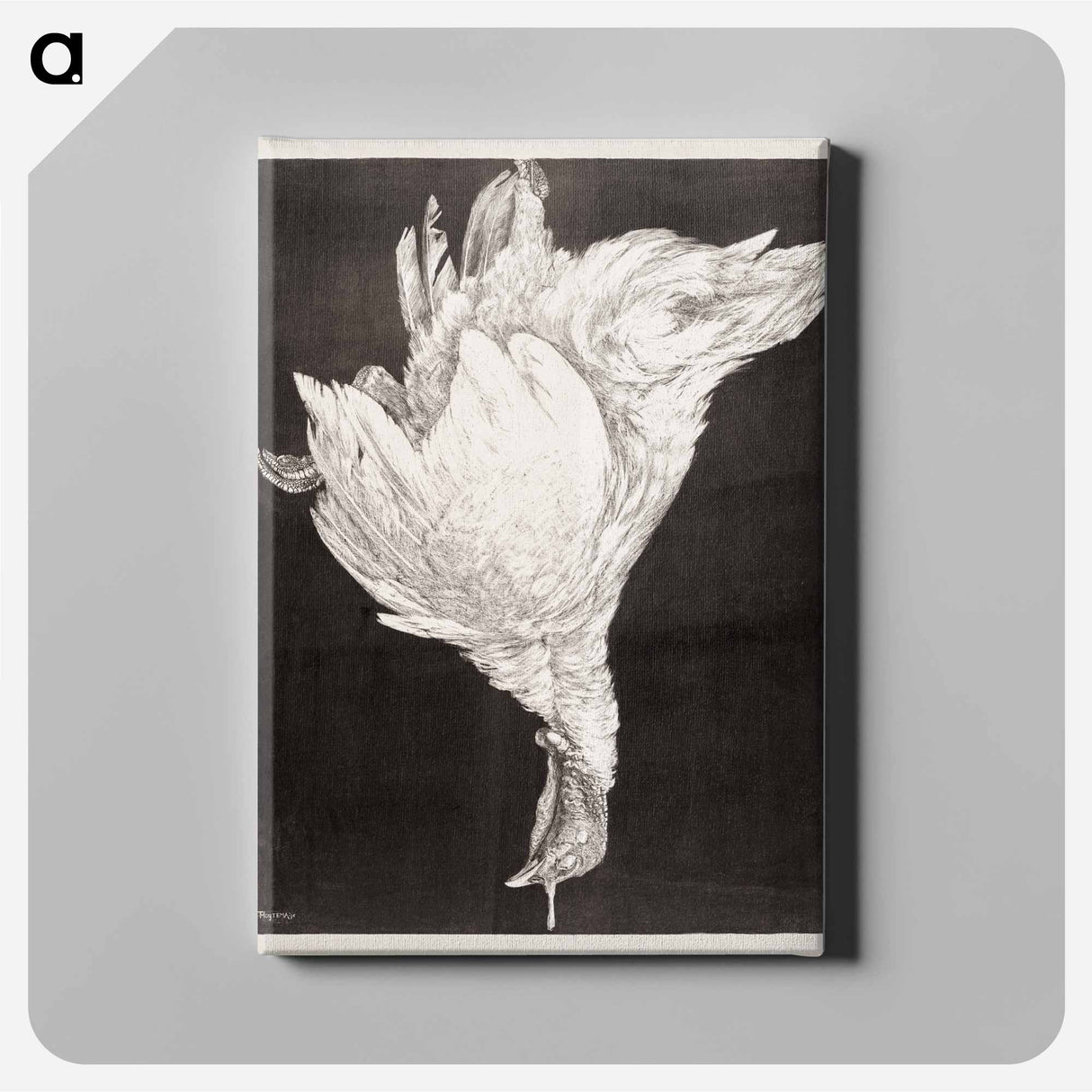 Doode Kalkoen - Theo van Hoytema Canvas.