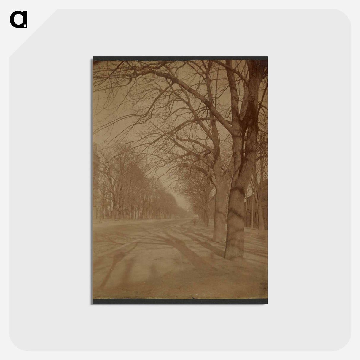 アートポストカード-Avenue de l'Observatoire, 14° Arrondissement
- ウジェーヌ アジェ Postcard.