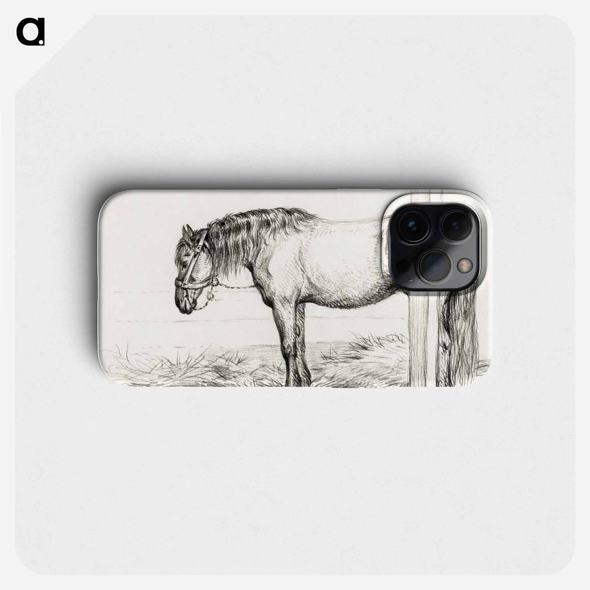 Standing horse - ジャン ベルナール Phone Case.