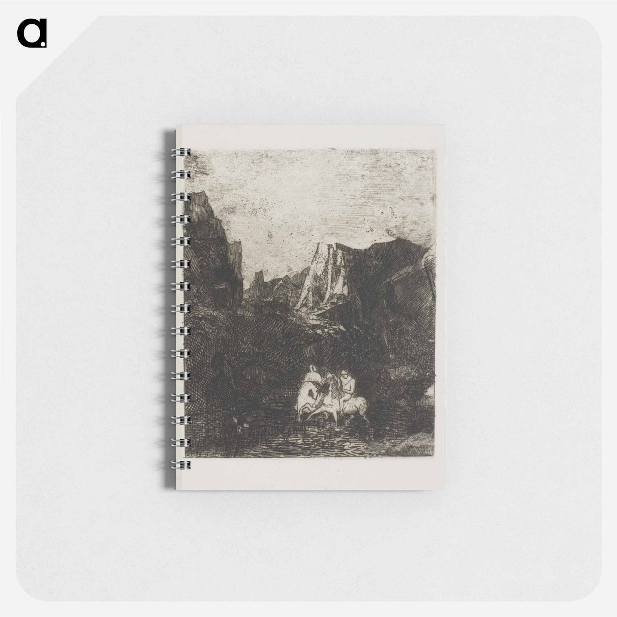 The Two Small Horsemen - オディロン ルドン Memo.