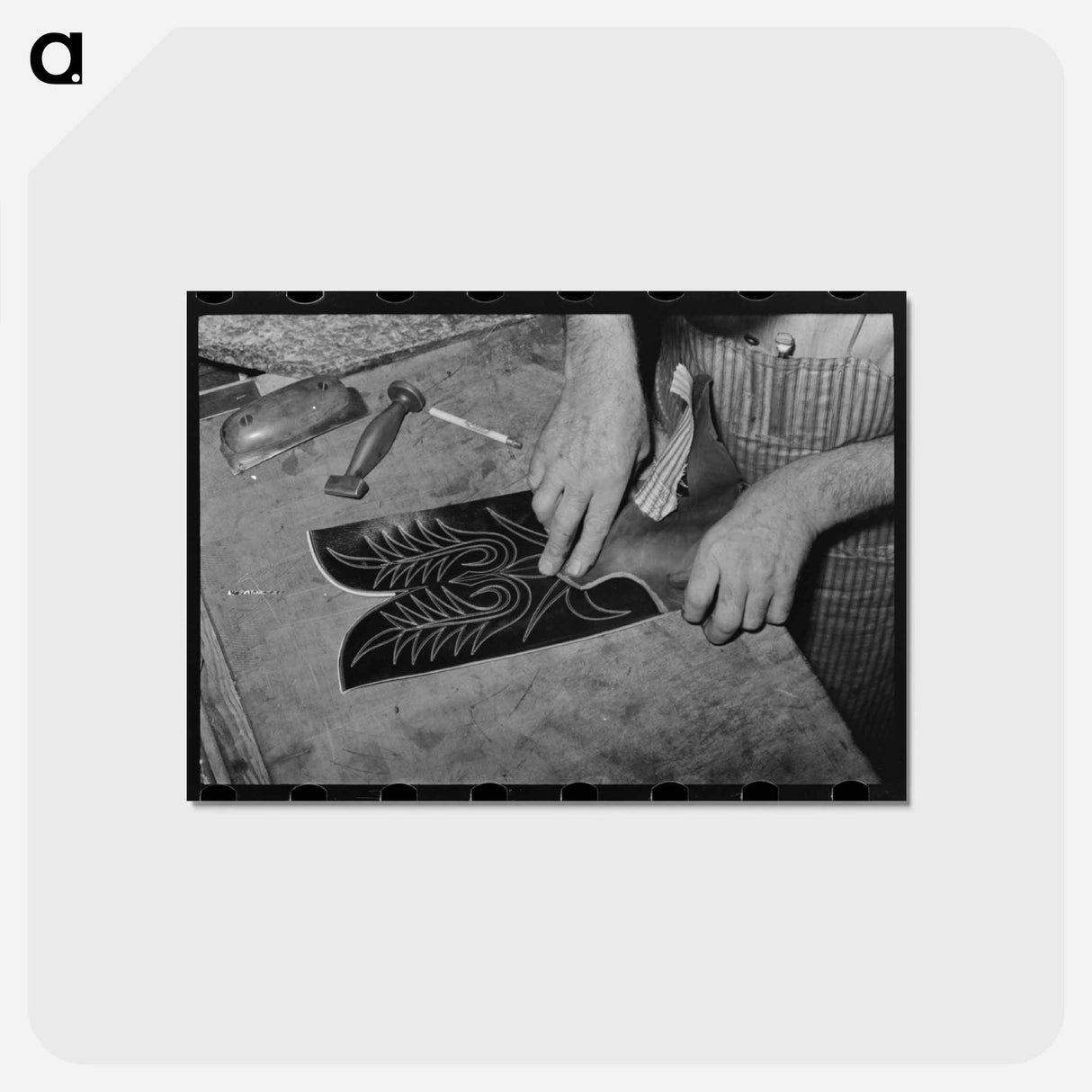 アートポストカード-Bootmaking Shop
- ラッセル リー Postcard.