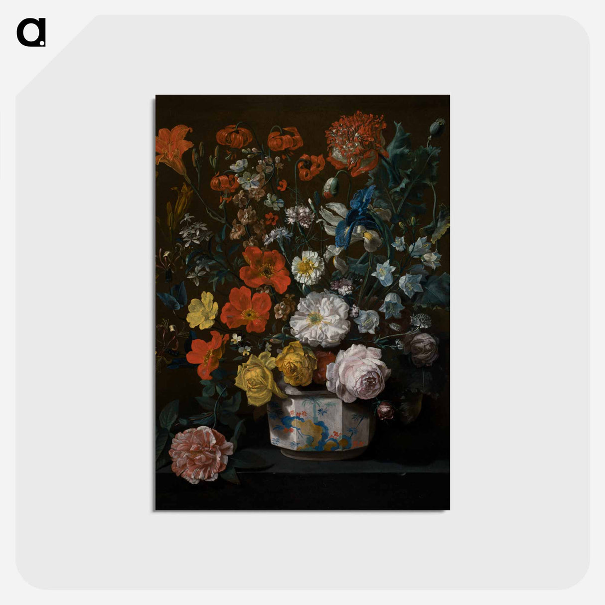アートポストカード-Flowers in a Chantilly Vase
- セントルイス美術館 Postcard.