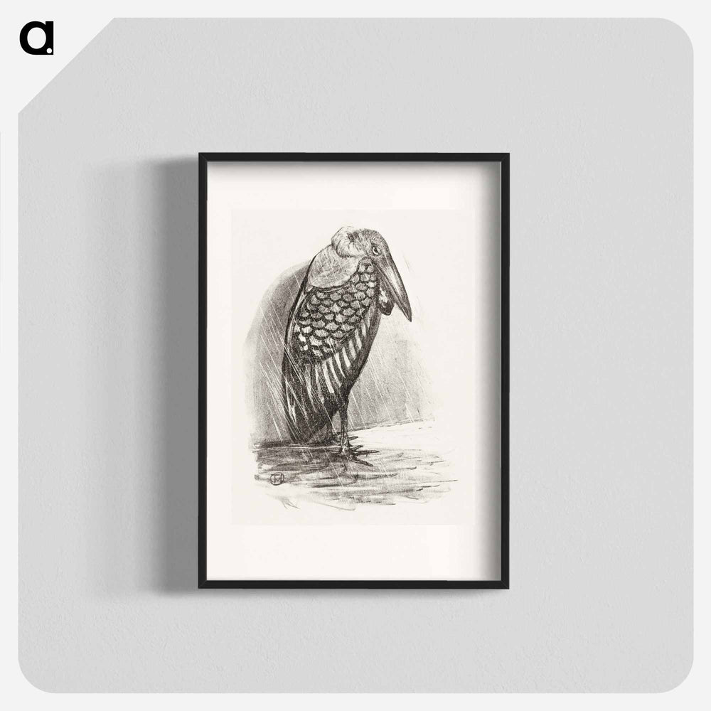 Maraboe in regen - Theo van Hoytema Poster.