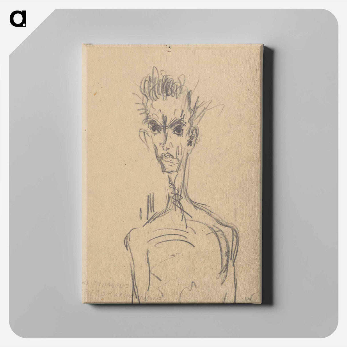 アートパネル-Bust of a man - アーノルド ピーター ワイズ クビンチャン Canvas.