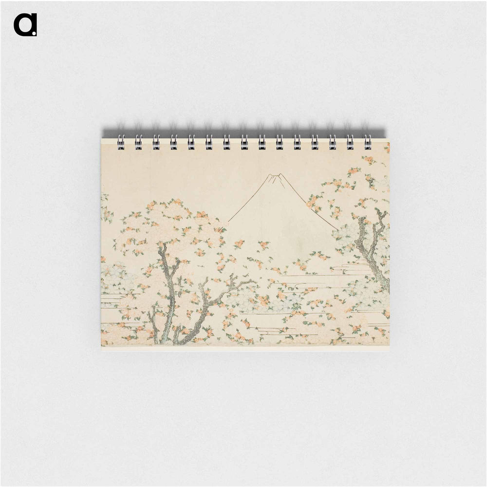 Hokusai's Fuji en kersenbloesem - 葛飾 北斎 Memo.
