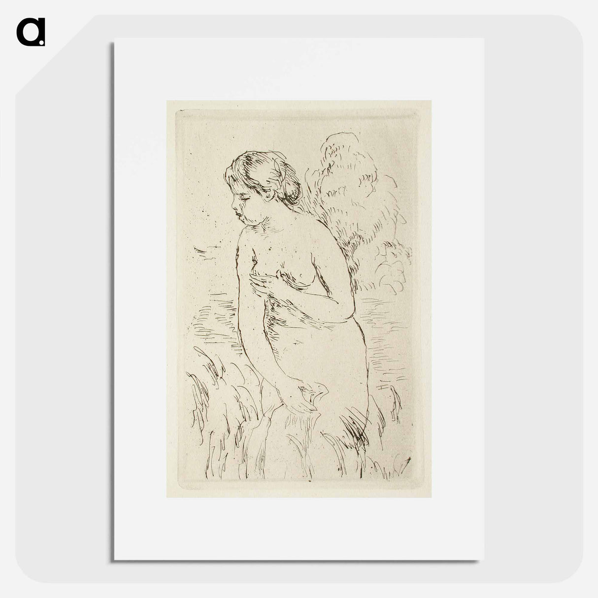 A painting by Pierre Auguste Renoir Poster.