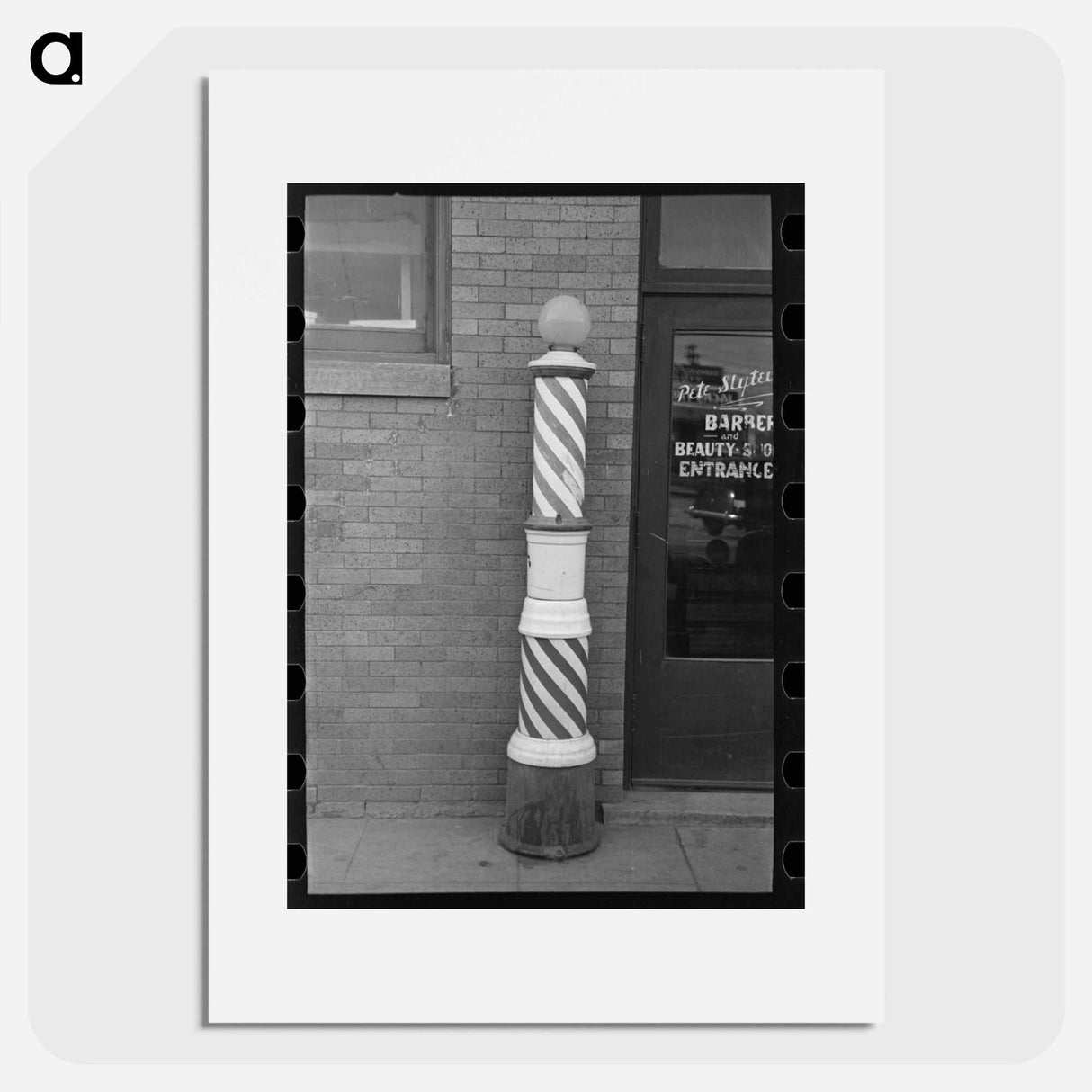 アートポスター-Barber Pole, Williston, North Dakota
- ラッセル リー Poster.