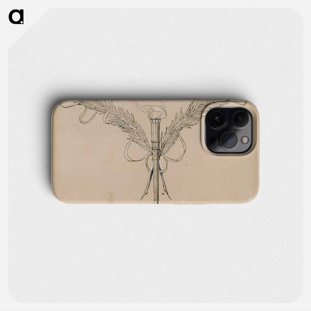Maaherra-runon loppuvinjetti - アルバート エーデルフェルト Phone Case.