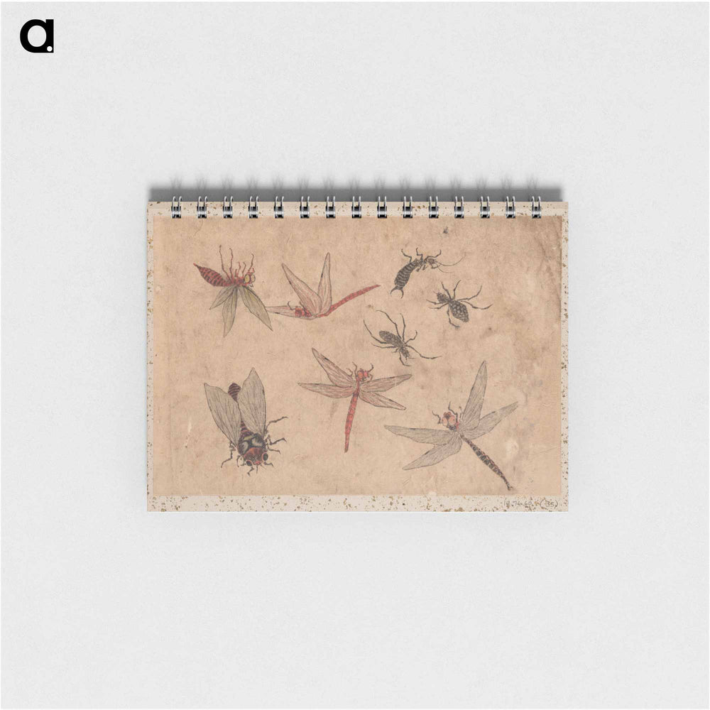 Album of Sketches by Katsushika Hokusai and His Disciples - 葛飾 北斎 Memo.