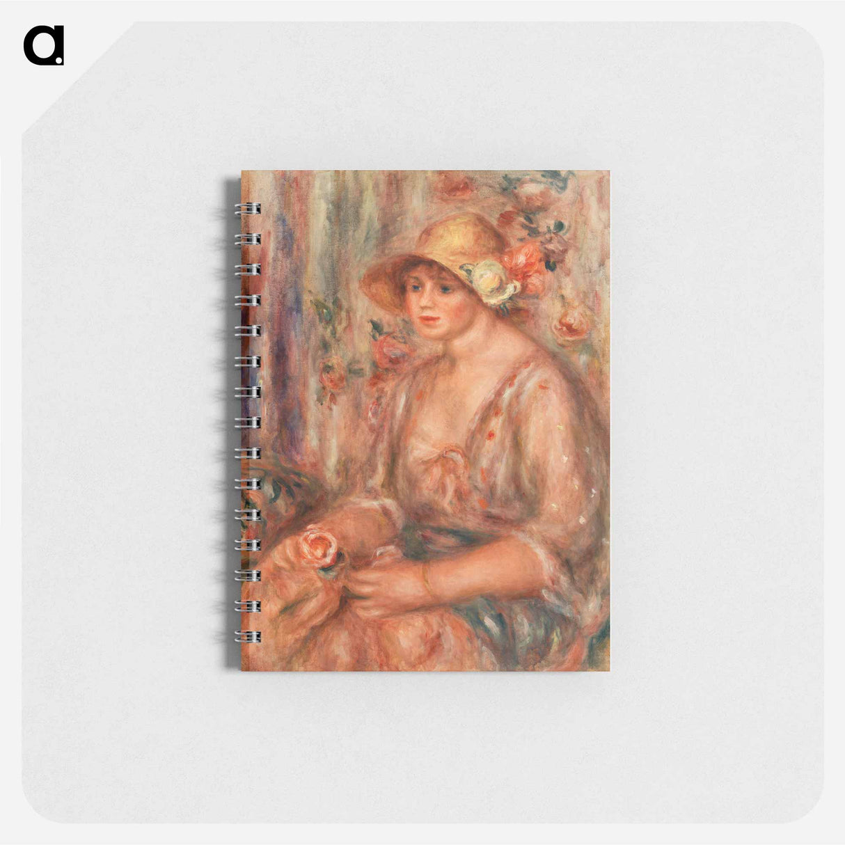 Woman in Muslin Dress - ピエール オーギュスト ルノワール Memo.