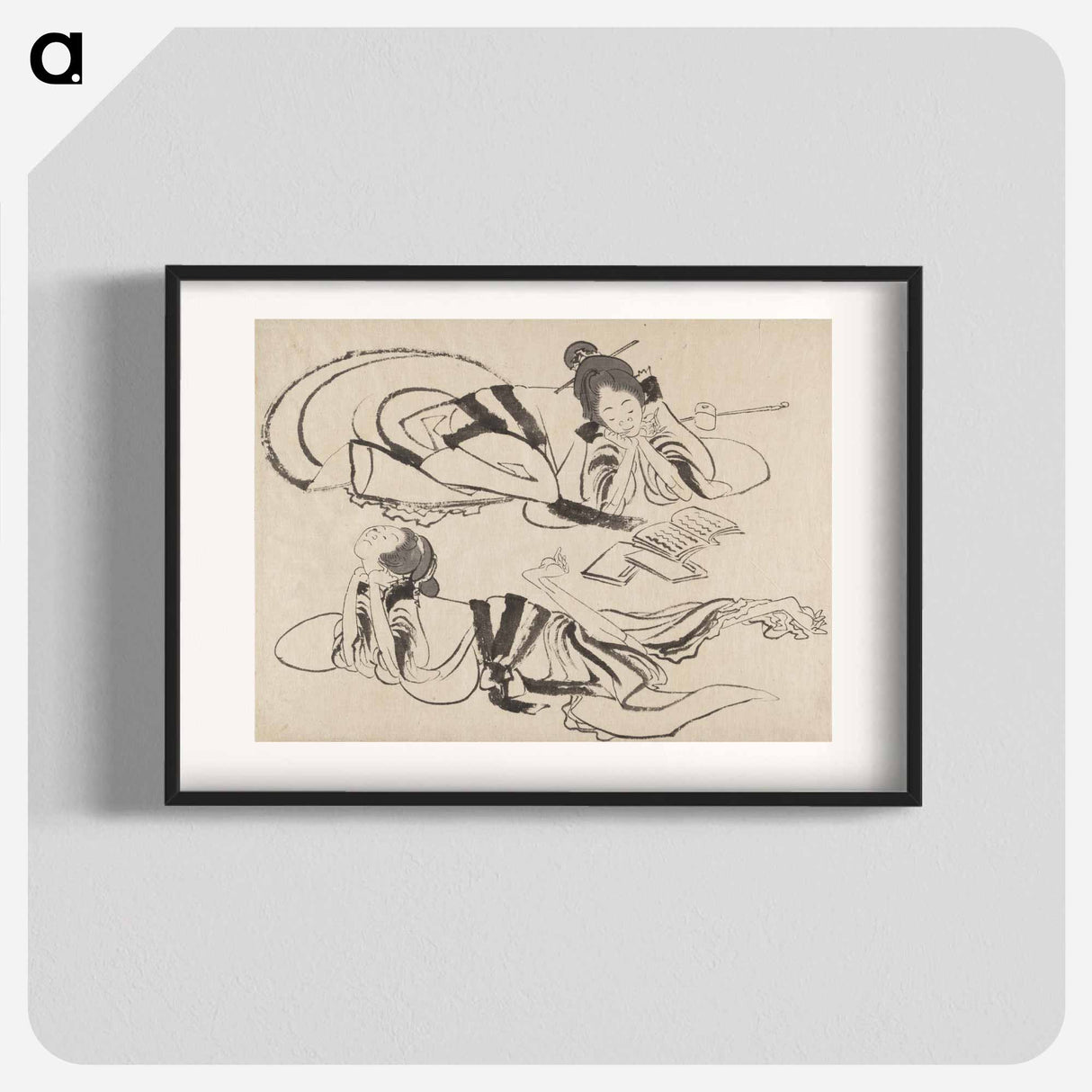 アートポスター-Hokusai's Album of Sketches - 葛飾 北斎 Poster.