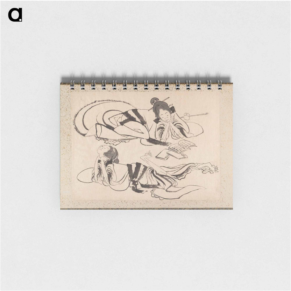 Hokusai's Album of Sketches - 葛飾 北斎 Memo.