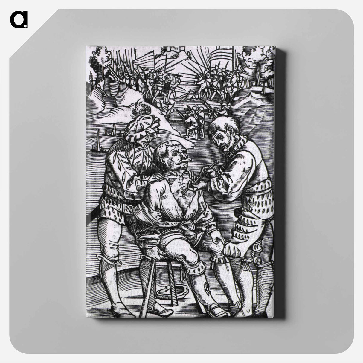 アートパネル-Military Surgeon Treating a Battle Wound
- 国立医学図書館 Canvas.