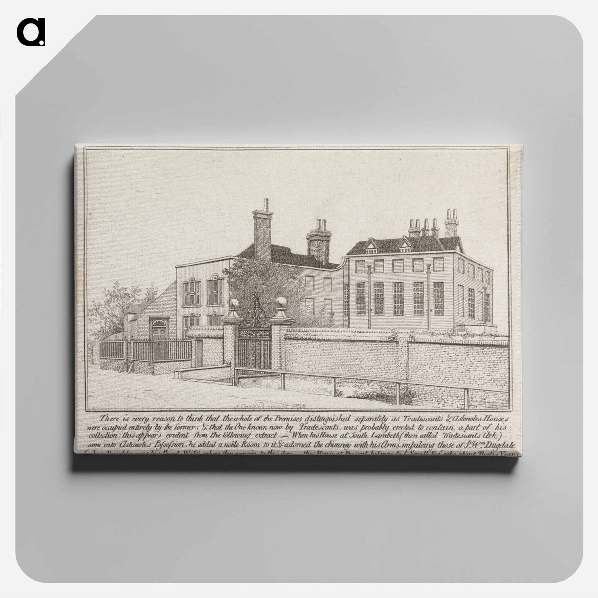 アートパネル-Tradescant's House at South Lambeth
- イェール大学アートギャラリー Canvas.