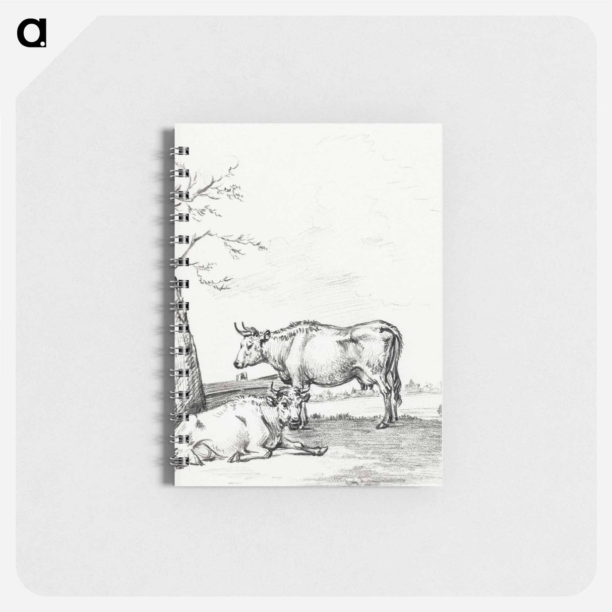 Standing and lying cow - ジャン ベルナール Memo.