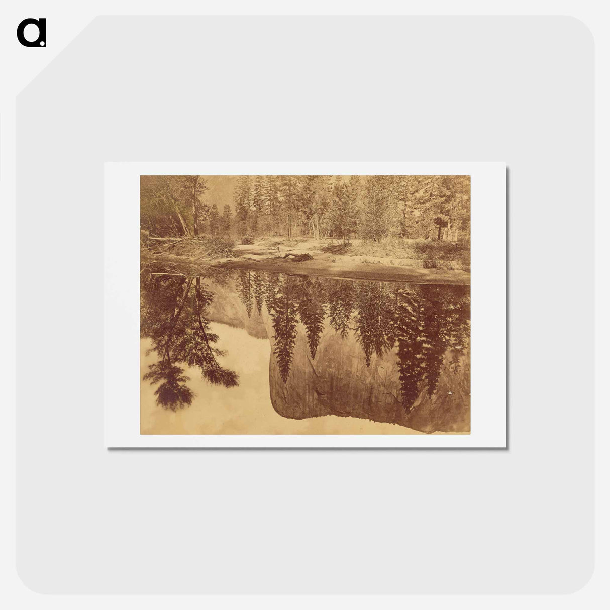 アートポストカード-Tutokanula. Valley of the Yosemite
- エドワード マイブリッジ Postcard.
