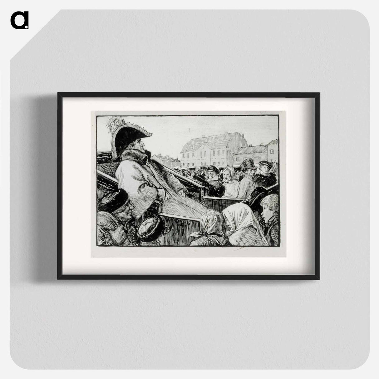 The general from the poem the ensign’s reminiscences of the fair - アルバート エーデルフェルト Poster.