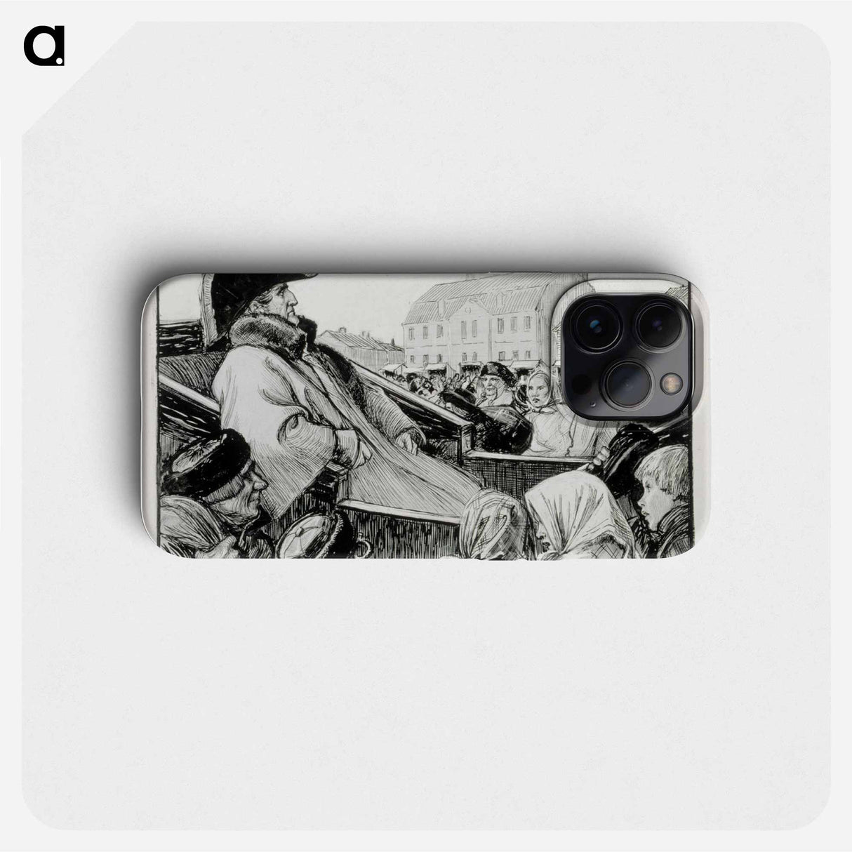 The general from the poem the ensign’s reminiscences of the fair - アルバート エーデルフェルト Phone Case.