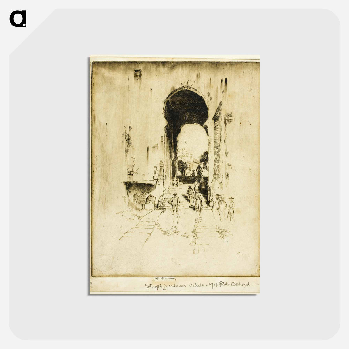 Gate of the Zocodovar, Toledo
- ジョセフ ペネル Postcard.