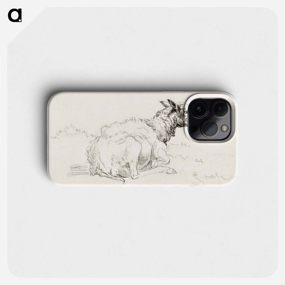 Lying sheep - ジャン ベルナール Phone Case.