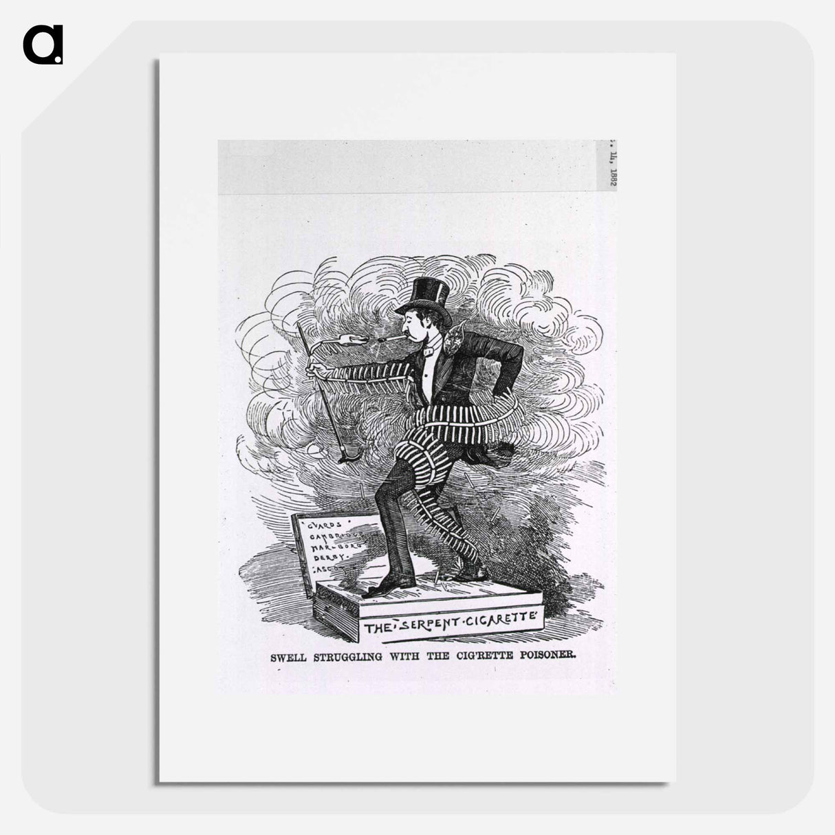 アートポスター-Swell Struggling With The Cig'rette Poisoner
- 国立医学図書館 Poster.