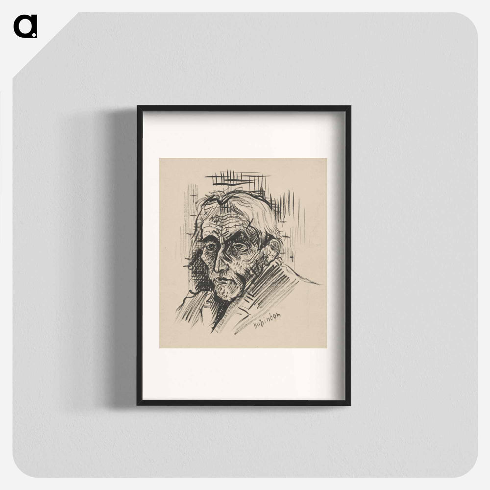 Head of a man - アーノルド ピーター ワイズ クビンチャン Poster.