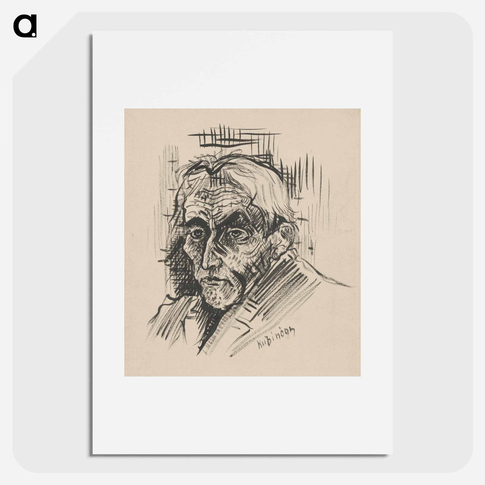 Head of a man - アーノルド ピーター ワイズ クビンチャン Poster.