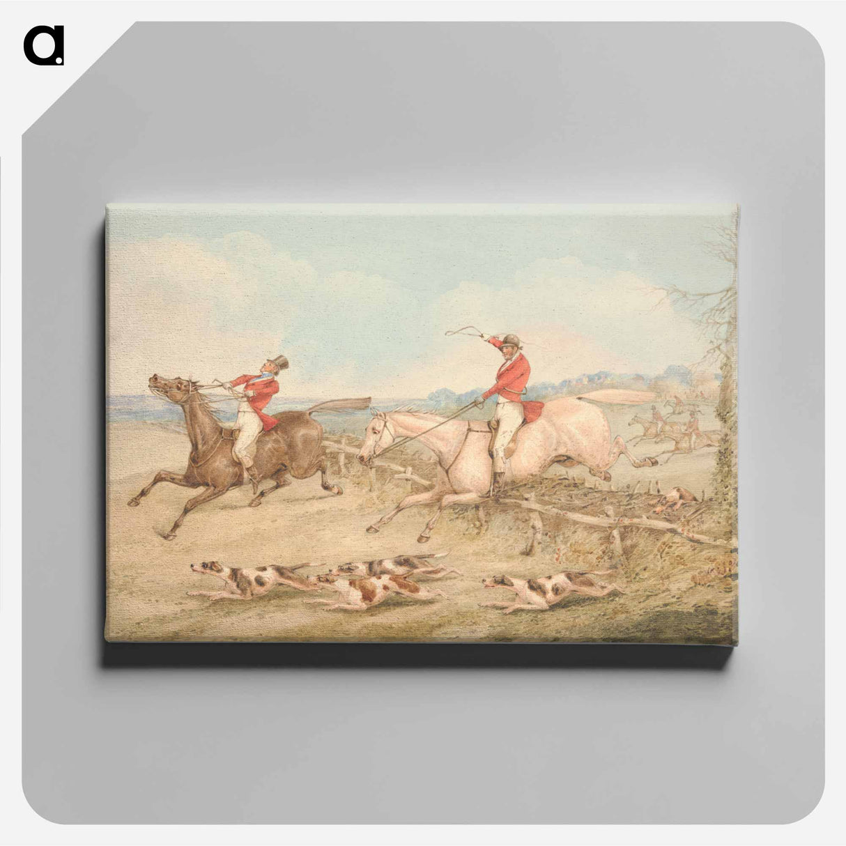 アートパネル-Jumping a Double Oxer - A Rider in Difficulties
- イェール大学アートギャラリー Canvas.