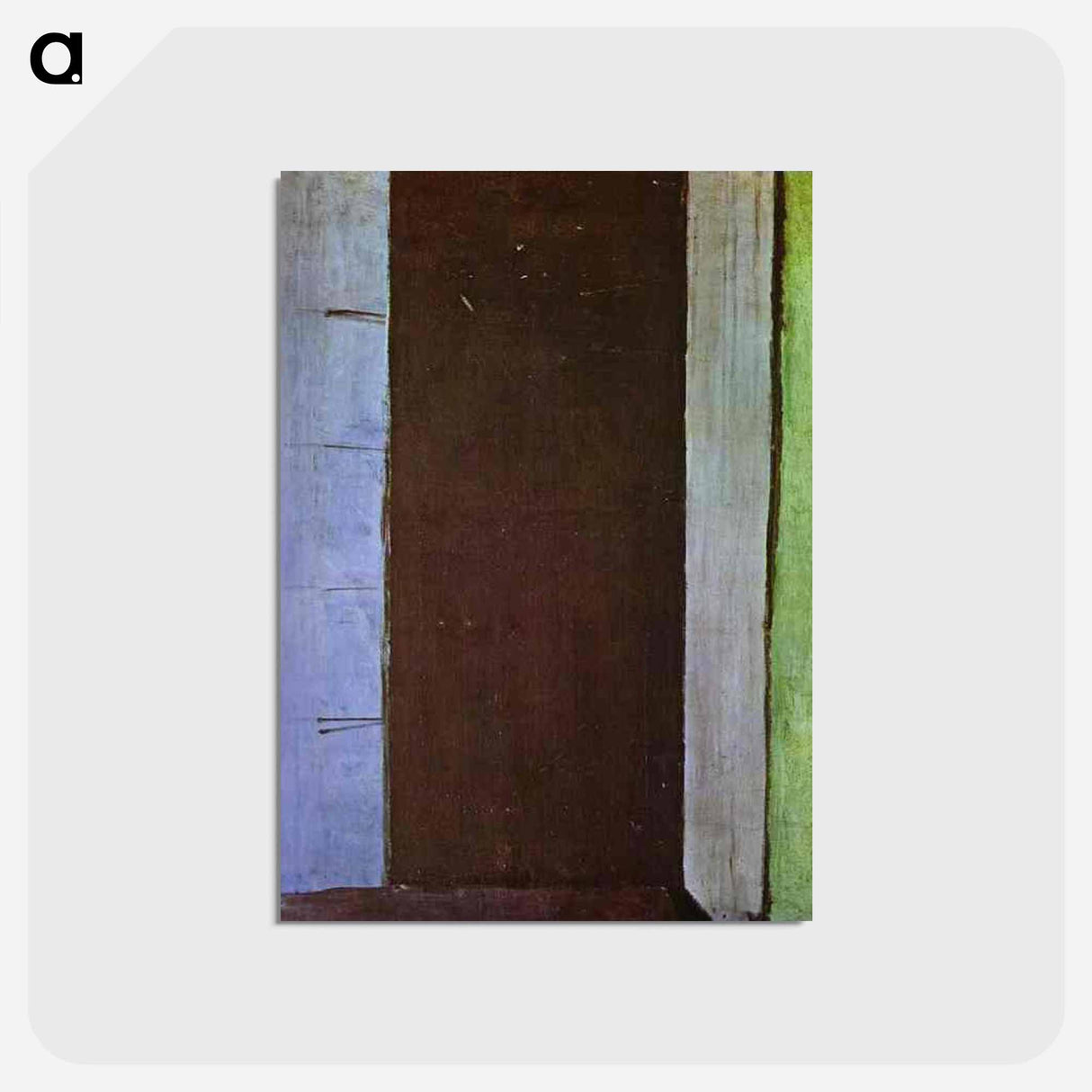 アートポストカード-French Window at Collioure - アンリ マティス Postcard.