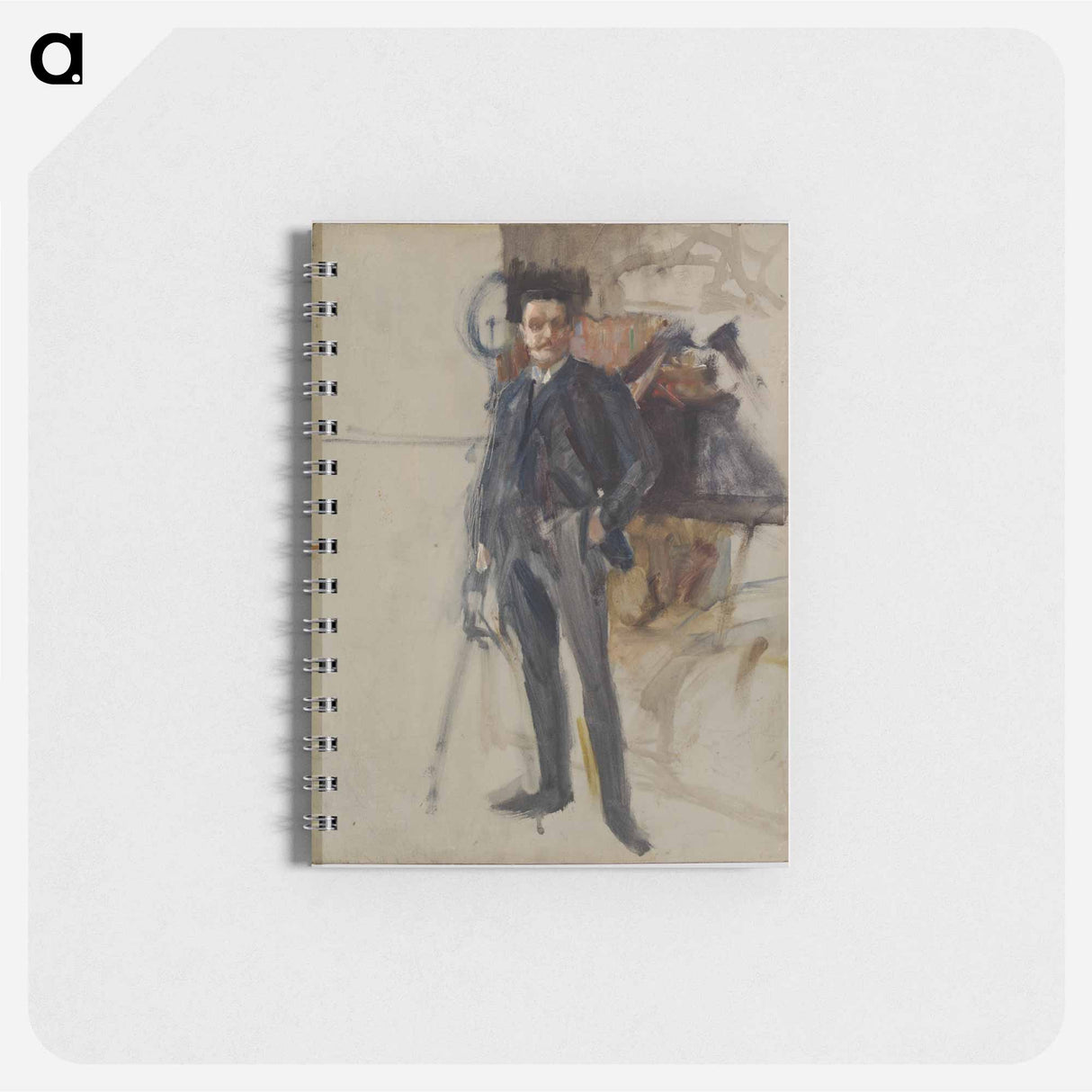 Unfinished self-portrait - アルバート エーデルフェルト Memo.