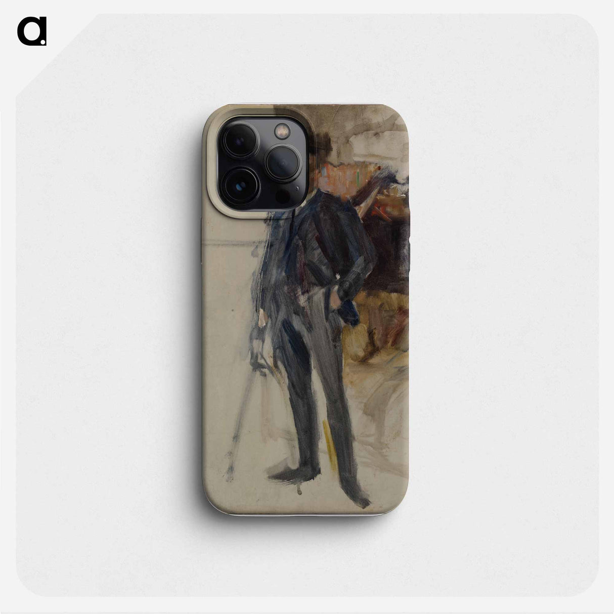 Unfinished self-portrait - アルバート エーデルフェルト Phone Case.