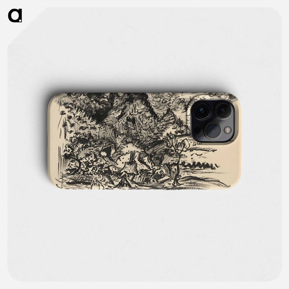 Landscape with a river - アーノルド ピーター ワイズ クビンチャン Phone Case.