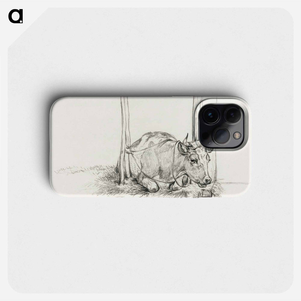Lying cow - ジャン ベルナール Phone Case.