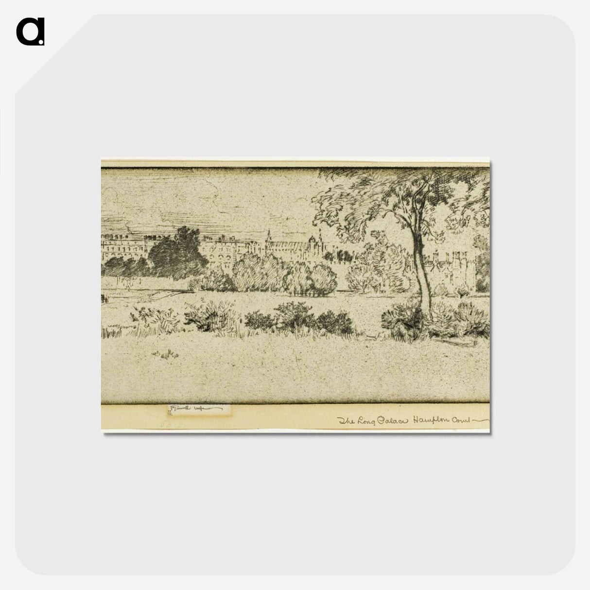 Hampton Court, the Long Palace
- ジョセフ ペネル Postcard.